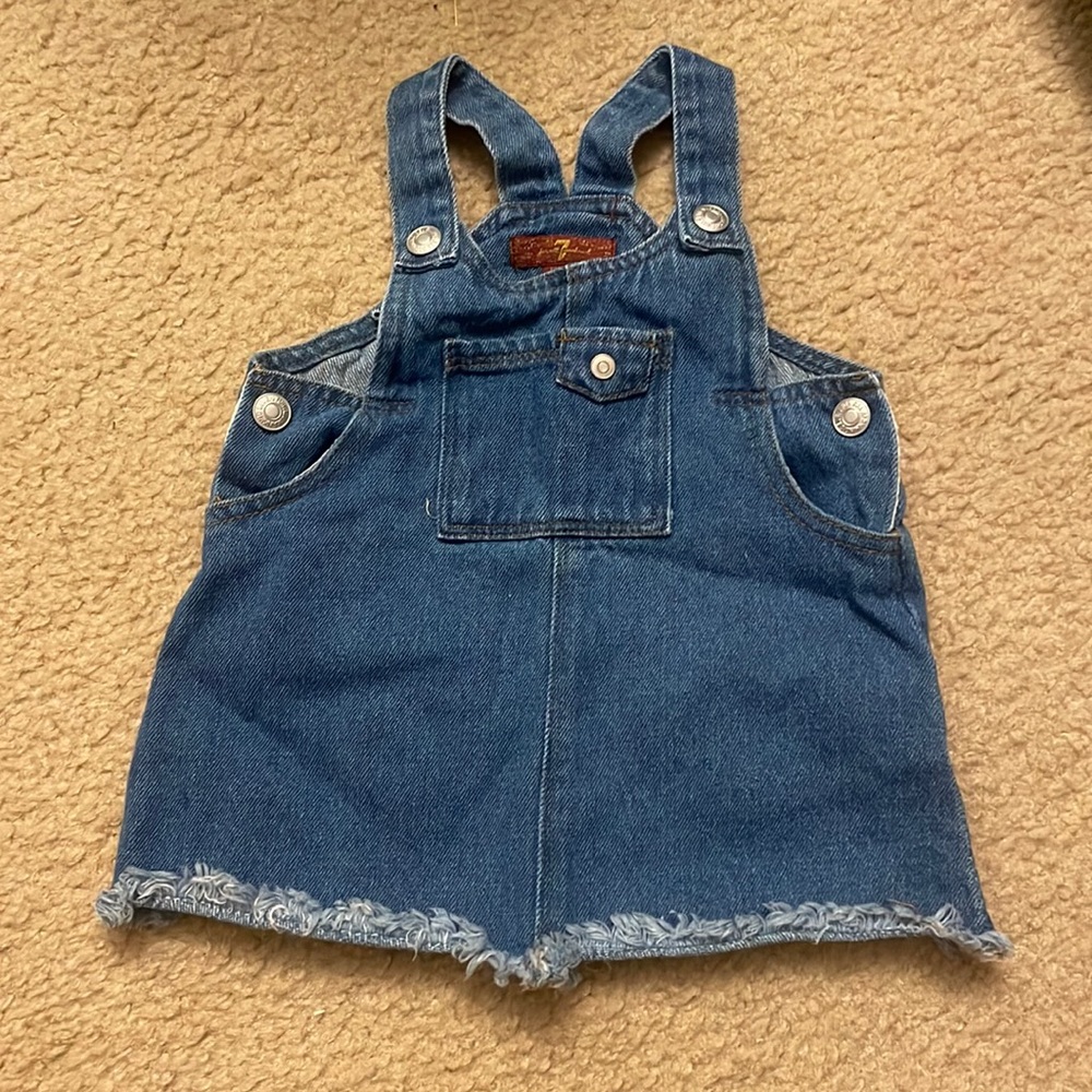 7 For All Mankind Denim Dress. Baby Girl Size 12M